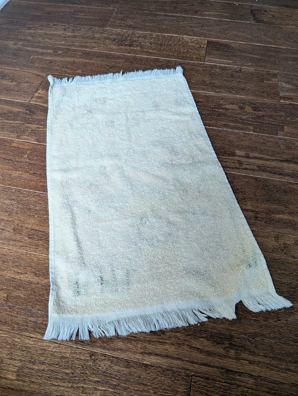 VTG Retro Floral Flowerpot Hand Towel